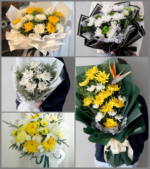 广东梅州市五华县潭下镇龙田村白事花束代送